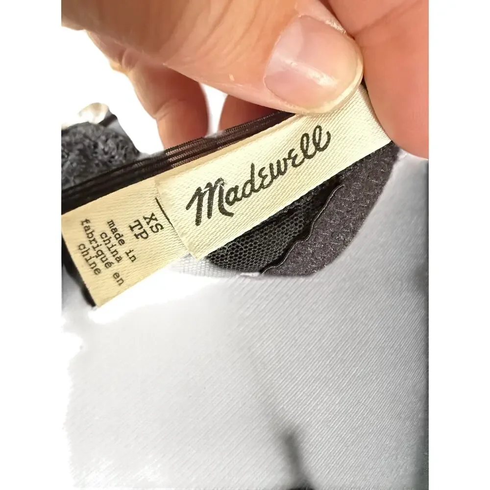 Madewell‎ black lace bralette